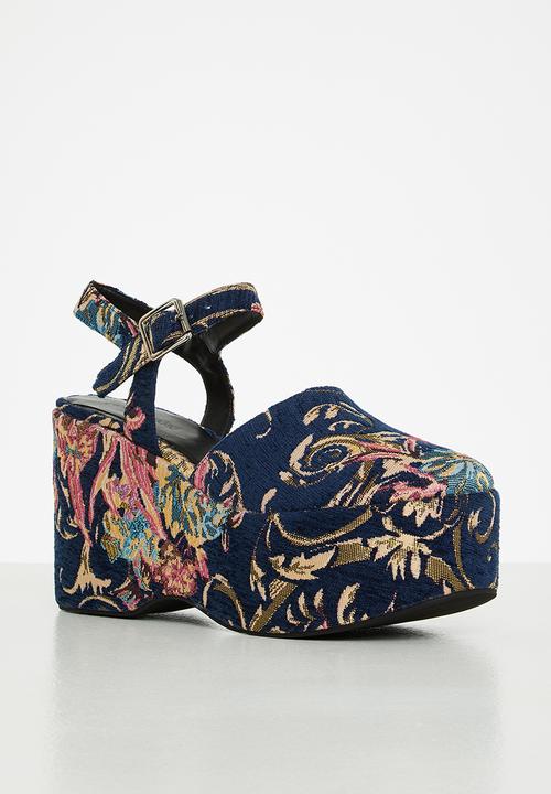 Jeffrey Campbell - Bohemian - navy tapestry