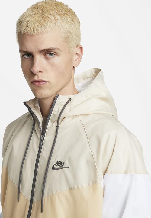 Nike - NSW Windrunner Hooded Jacket -  White Onyx/Sand/White