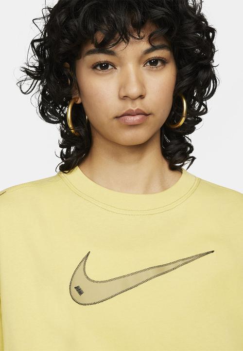 Nike - W nsw swsh ss top - celery