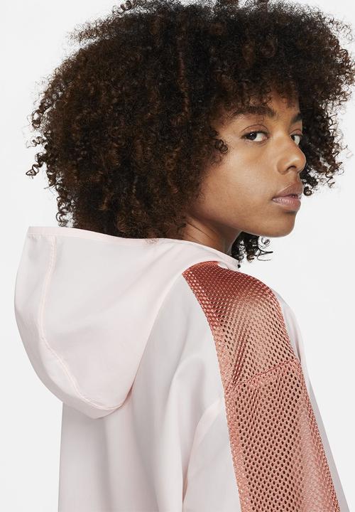 Nike - W nk icn clash jacket - atmosphere/ madder root
