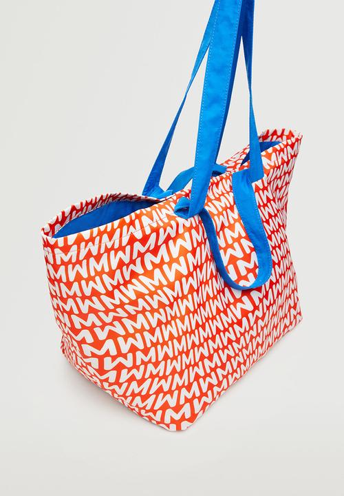 MANGO - Maxi shopper bag - orange