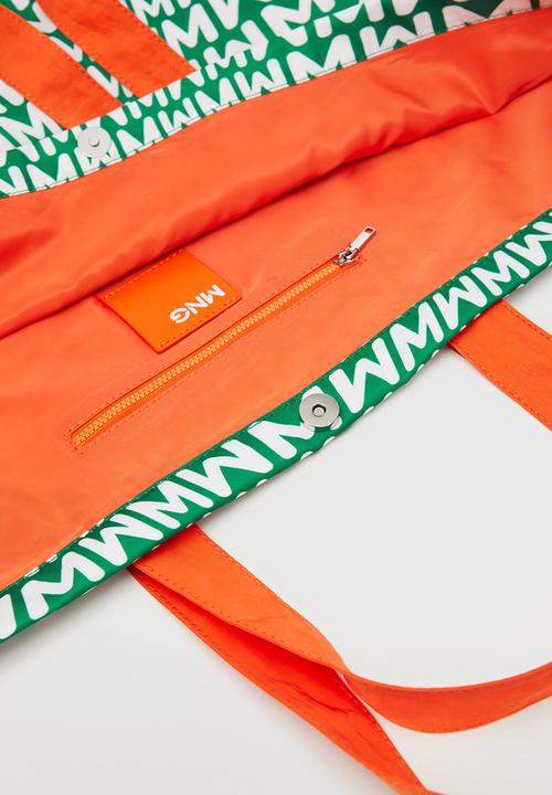 MANGO - Maxi shopper bag - green