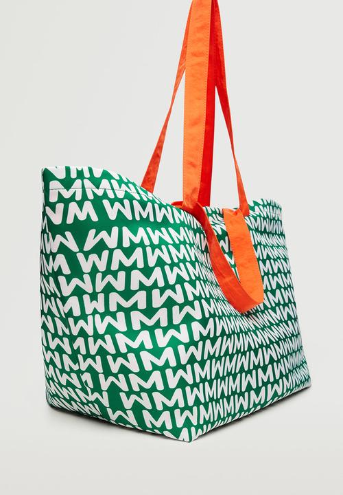 MANGO - Maxi shopper bag - green
