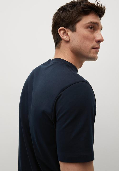 MANGO - T-shirt bellow - navy1