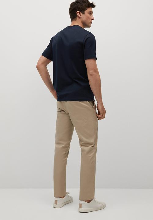 MANGO - T-shirt bellow - navy1