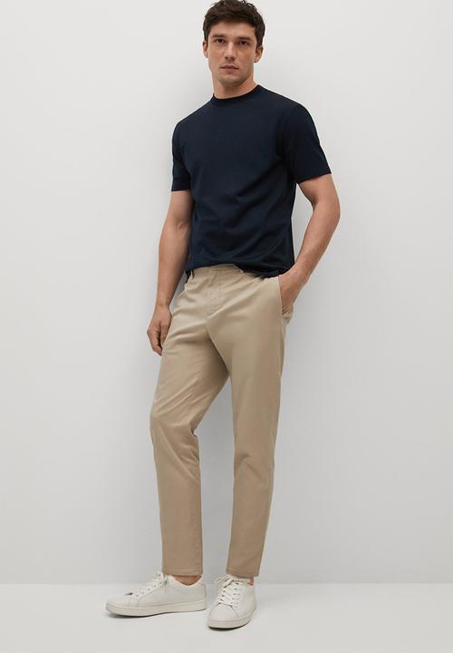 MANGO - T-shirt bellow - navy1