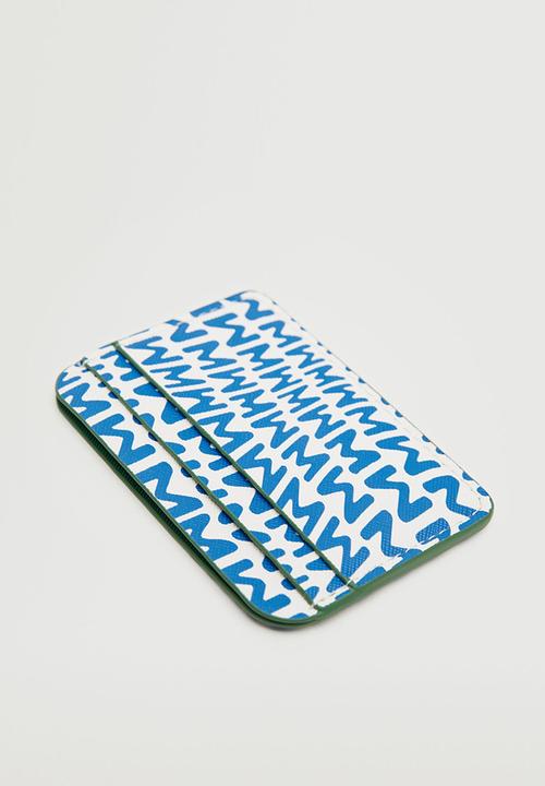 MANGO - Printed card holder - blue