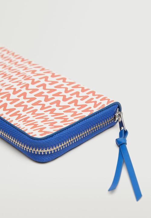 MANGO - Printed wallet - orange