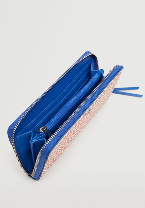 MANGO - Printed wallet - orange