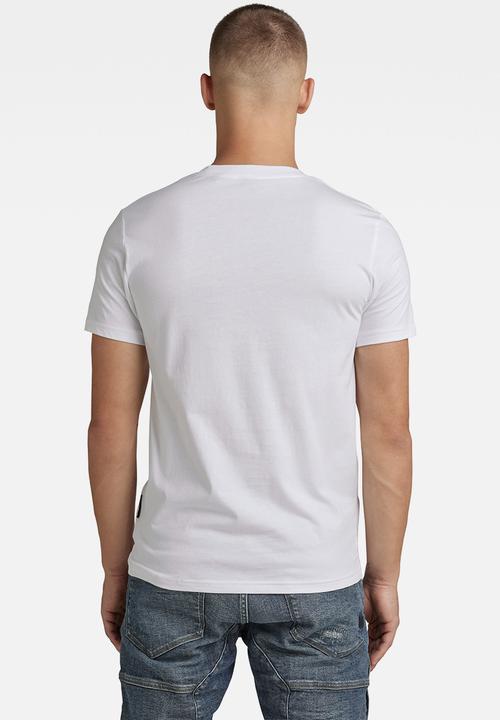 G-STAR - Raw gr slim r T-shirt - white