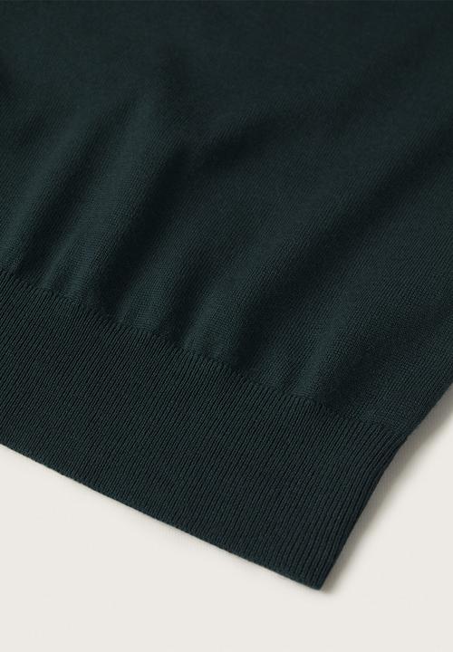 MANGO - Willyt Turtleneck Wool Knitwear  - Green