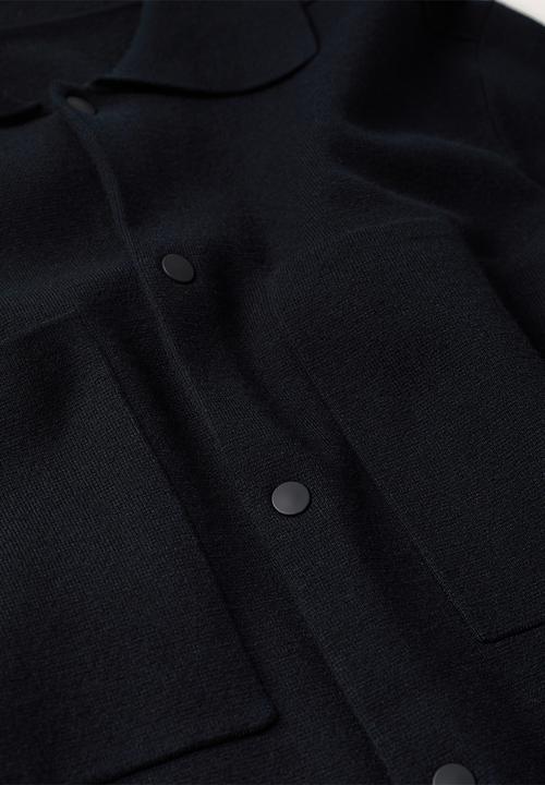 MANGO - Magnumc Pocket knit Cardigan - Navy