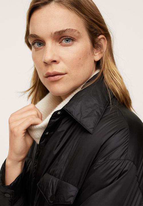 MANGO - Jacket lou - black