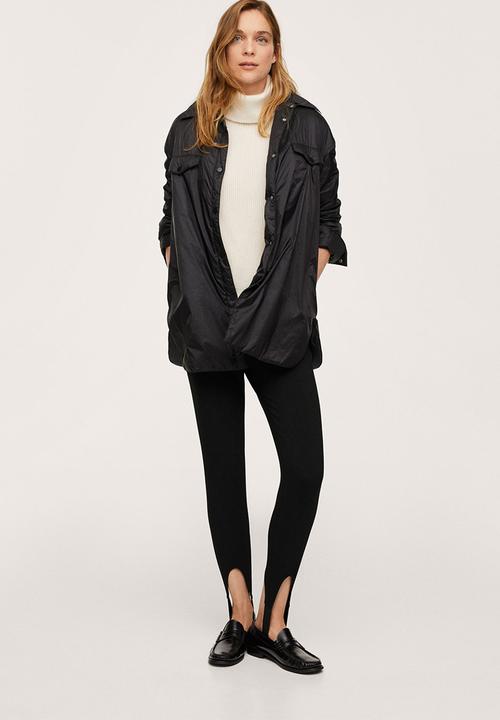 MANGO - Jacket lou - black