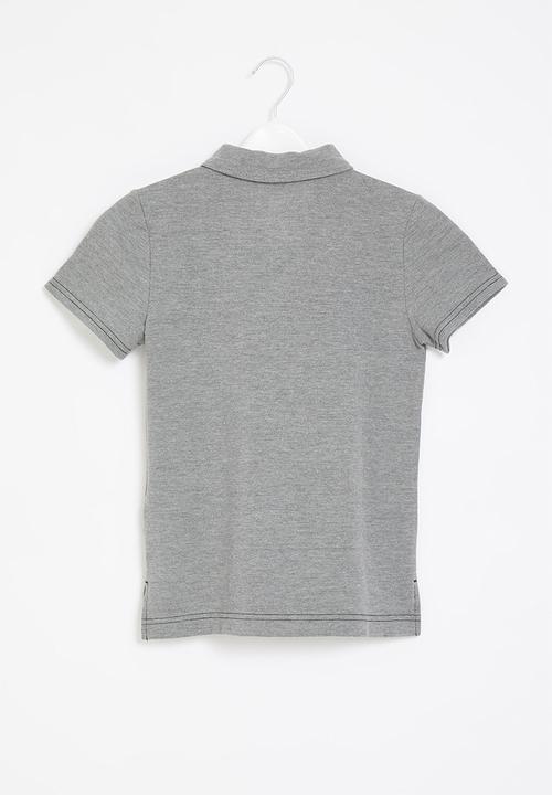 Nike - Nkb b nsw cttn pique polo - carbon heather