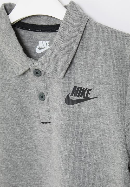 Nike - Nkb b nsw cttn pique polo - carbon heather
