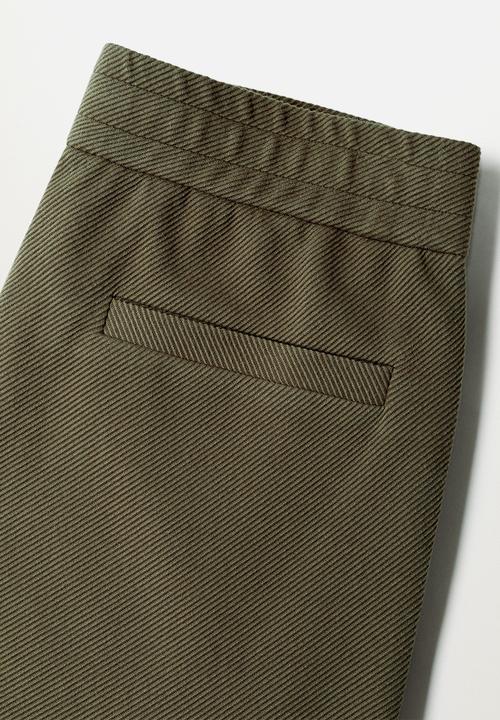 MANGO - Cargo jogger pants - beige