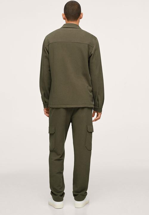 MANGO - Cargo jogger pants - beige