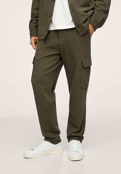 MANGO - Cargo jogger pants - beige