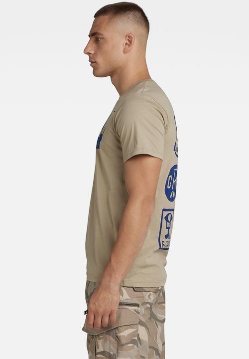 G-STAR - Multi shield back gr r T-shirt - tree house