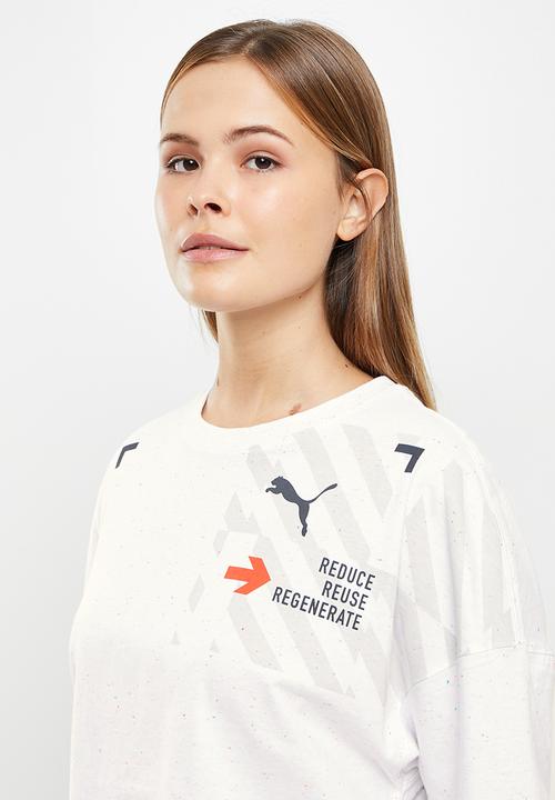 PUMA - Collection oversized tee - pristine heather