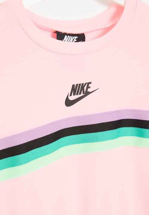 Nike - Nkg wildflower crew sweatshirt - pink 