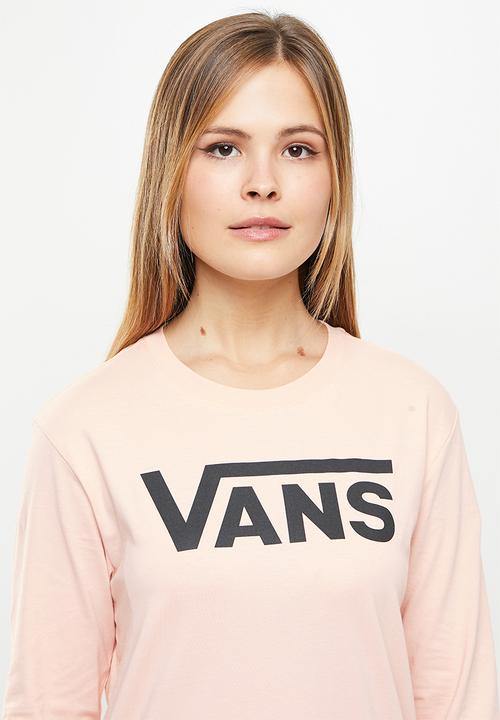 Vans - Wm flying v classic long sleeve bf - peach whip