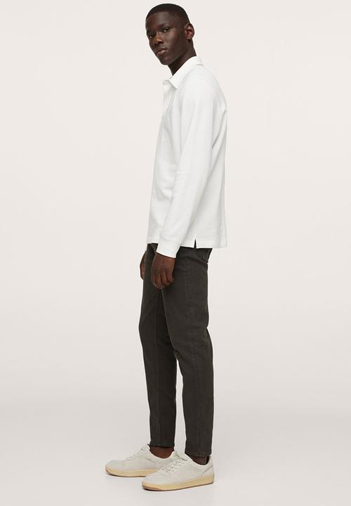 MANGO - Billy Skinny Jean Colour  - Charcoal