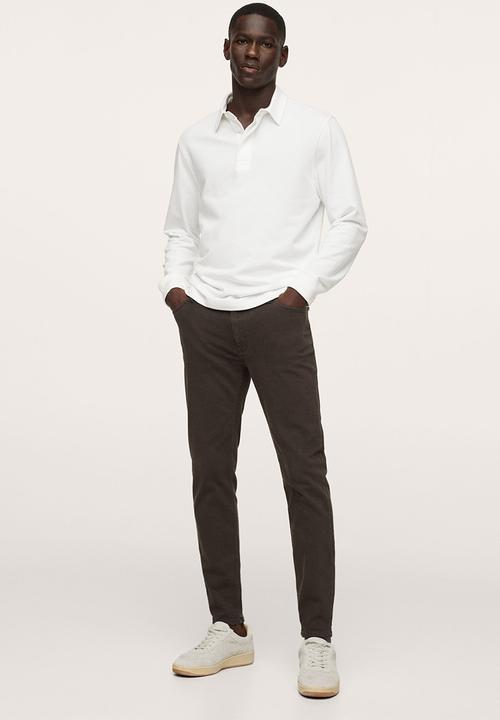 MANGO - Billy Skinny Jean Colour  - Charcoal
