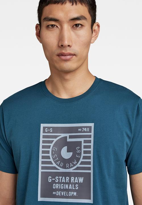 G-STAR - Boxed hd gr r T-shirt - nitro