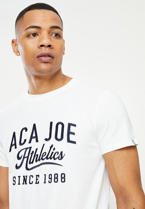 Aca Joe - Athletics short sleeve tee - white