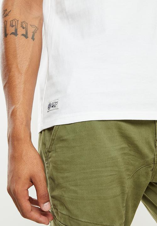 Aca Joe - Athletics short sleeve tee - white