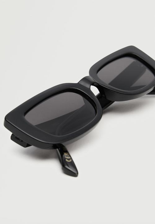 MANGO - Squared frame sunglasses - black
