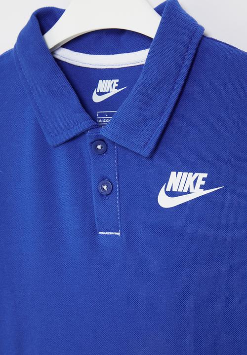 Nike - Nkb b nsw cttn pique polo - game royal