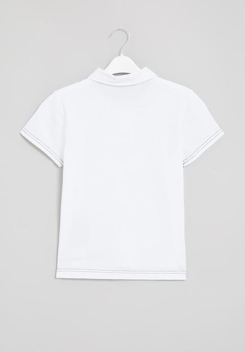Nike - Nkb b nsw cttn pique polo - white