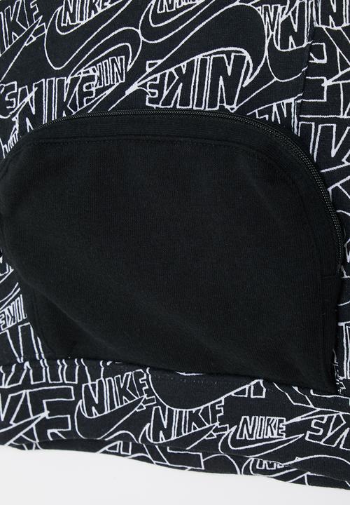 Nike - Nkb b nsw nike read aop hoodie - black