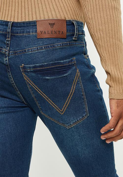 Valenta - Jordan triple rip & repair jeans - t-stain