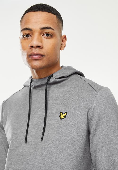 Lyle & Scott - Oth fly fleece hoodie - mid grey