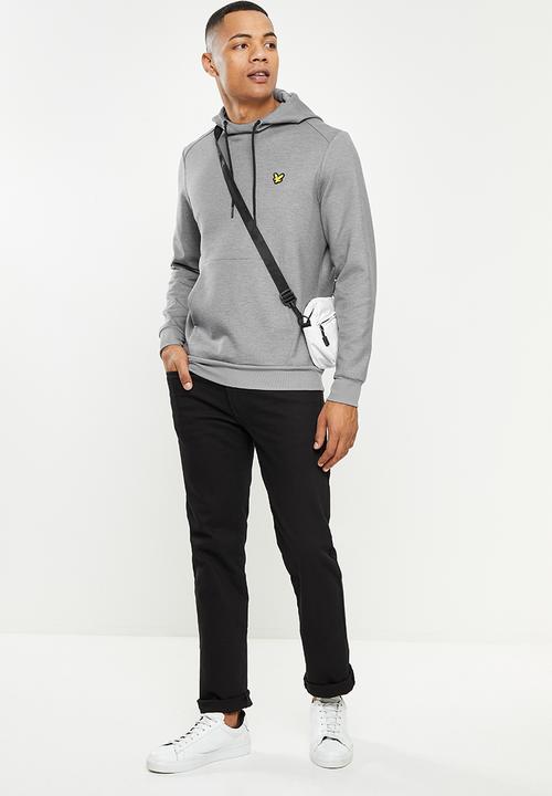Lyle & Scott - Oth fly fleece hoodie - mid grey
