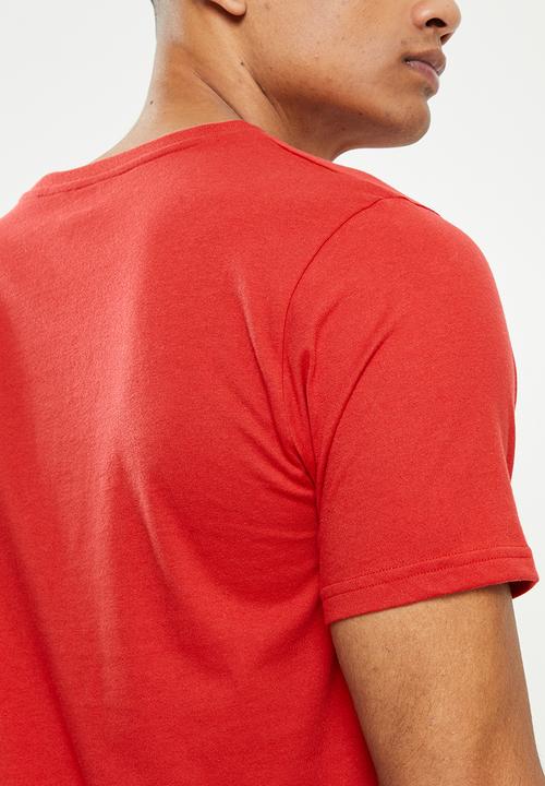 New Balance  - Nb classics graphic brand tee - team red