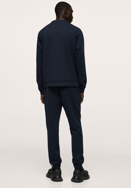 MANGO - Ibizac Pockets Thermoregulating Sweatshirt - Navy