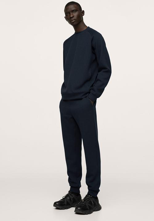 MANGO - Ibizac Pockets Thermoregulating Sweatshirt - Navy