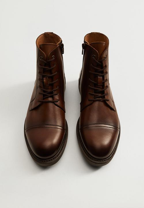 MANGO - Ankle boots botincep - brown