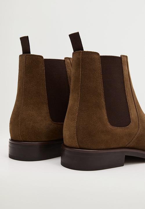 MANGO - Ankle boots chelserr - light brown