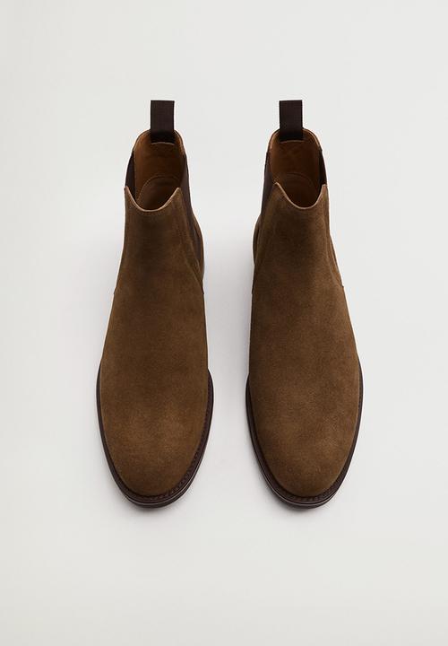 MANGO - Ankle boots chelserr - light brown