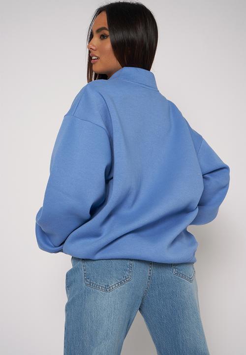 Daisy Street - Zip sweat - blue