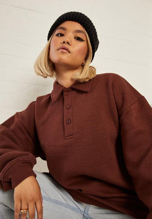 Daisy Street - Rugby sweat - brown