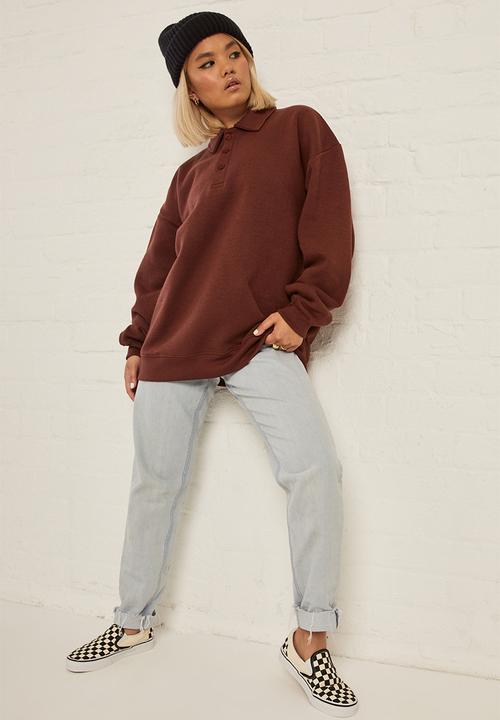 Daisy Street - Rugby sweat - brown