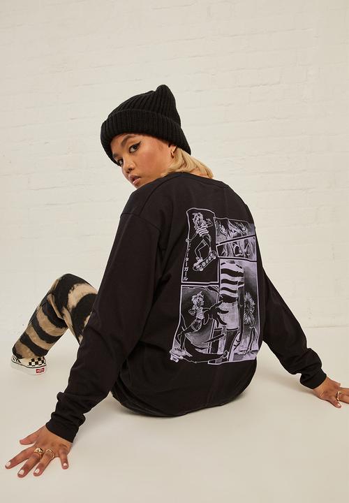 Daisy Street - Long sleeve tee - black