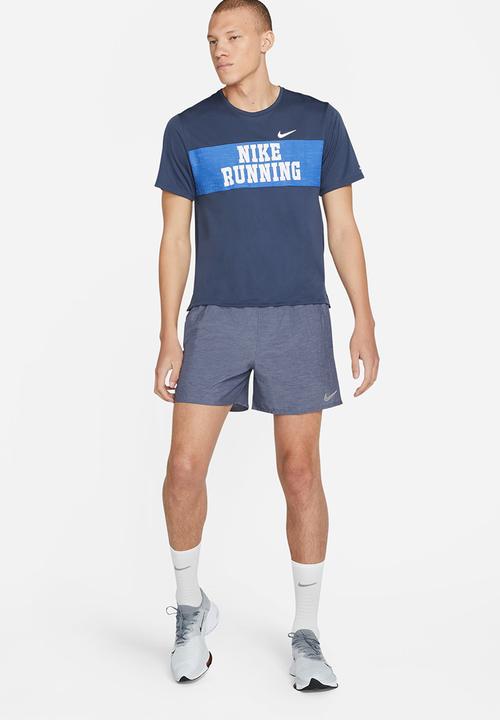 Nike - Challenger Brief-Lined 5” Running Shorts - Obsidian